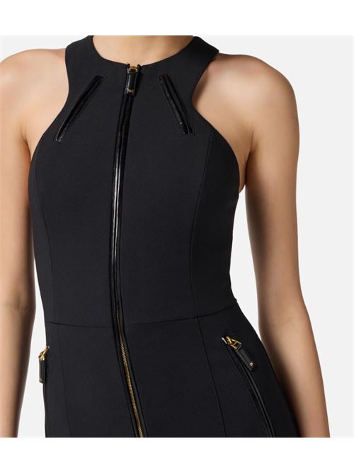 OVERALL WITH ZIP DETAILS ELISABETTA FRANCHI | TU05556E2110 Nero